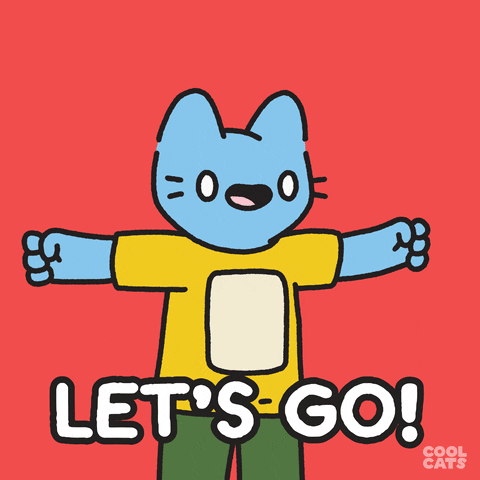 Excited Lets Go GIF by Cool Cats