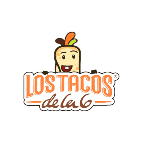 Los Tacos de la 6 Sticker