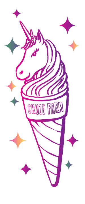 Unicorn Milk Sticker by Cruze Farm Dairy