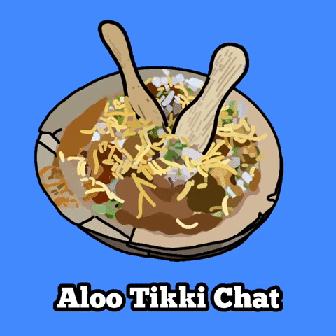 Hungry Aloo Tikki GIF