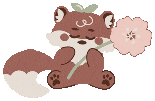 Happy Fox Sticker