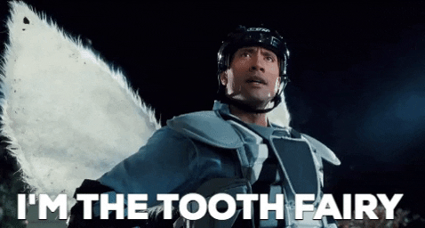 The Rock National Tooth Fairy Day GIF by IMDb