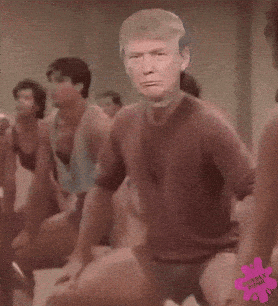 Giphy - sexy donald trump GIF by Bubble Punk