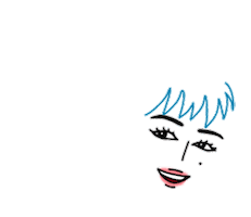 青 Sticker