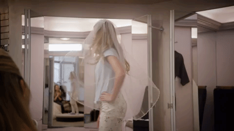 Wedding Dress Family GIF by Hallmark Channel