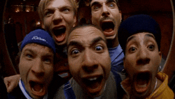 Excited Scream GIF by BACKSTREET BOYS