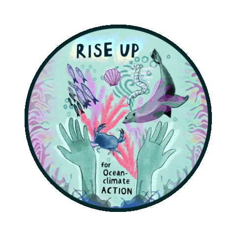 Sticker by RISE UP for the Ocean