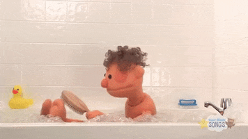Bathing Rubber Duck GIF by Super Simple - Find & Share on GIPHY