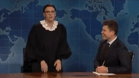 ruth bader ginsburg dance GIF by Saturday Night Live