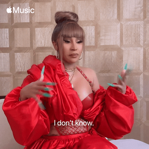 Confused Cardi B GIF by Apple Music