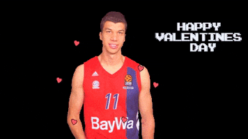 Valentines Day Love GIF by FC Bayern Basketball
