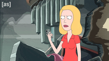 Rick And Morty Phone GIF by Adult Swim