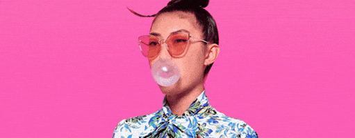 Bubble Gum Model GIF by Ilka & Franz