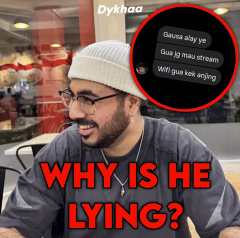 Why Is He Lying GIF