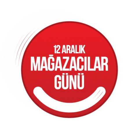 12 Aralık Mağazacılık Günü Sticker
