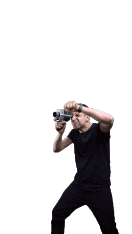 Filming Retro Camera Sticker by Henning Radam