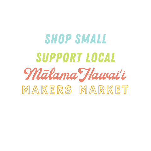 Malama Hawaii Market Sticker