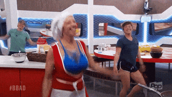 jumping big brother GIF by Big Brother After Dark