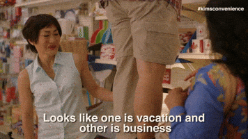 Business Vacation GIF by Kim's Convenience