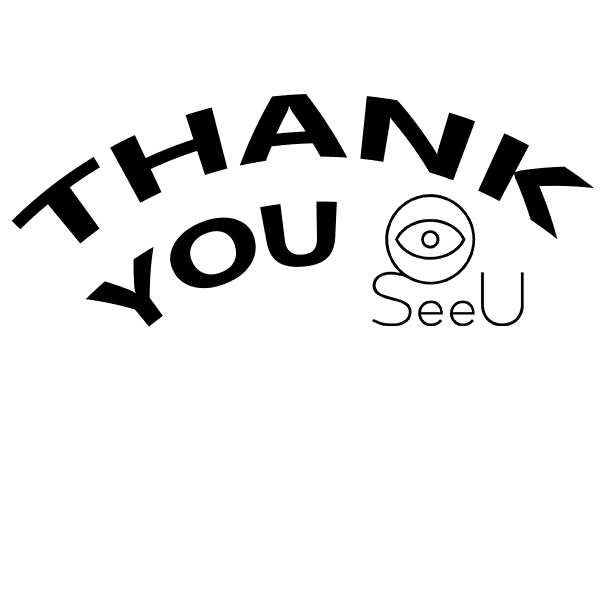 Thank You Sticker by SeeU Optics