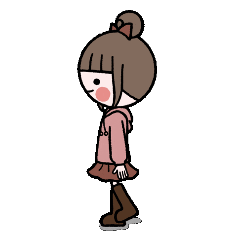 Girl Go Sticker by おちょう