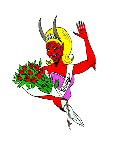 Queen Drag Sticker by WUSSY