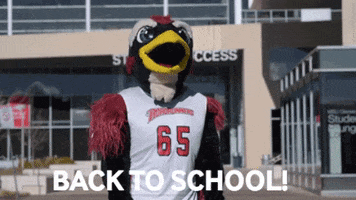 Back To School GIF by Rowdy the Roadrunner