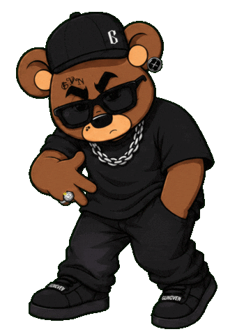 Bear Berlin Sticker by Gunoven