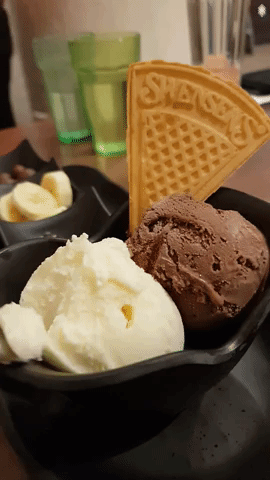 ice cream chocolate GIF
