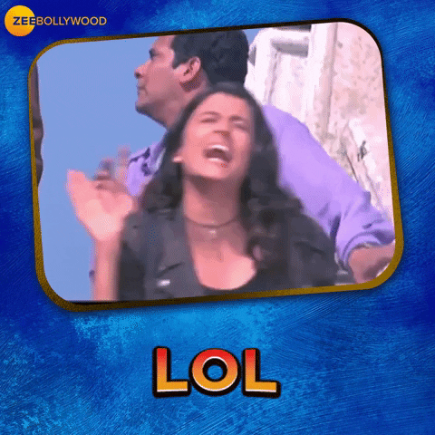 laughter lol GIF by Zee Bollywood