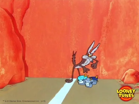 Wile E Coyote Art GIF by Looney Tunes
