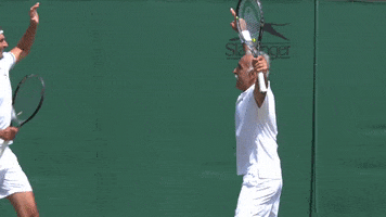 happy mansour bahrami GIF by Wimbledon