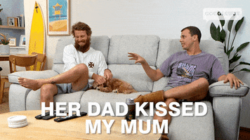 Watching Tv Kiss GIF by Gogglebox Australia