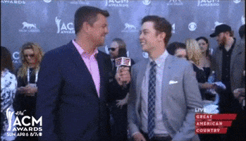 scotty mccreery handshake GIF by Academy of Country Music Awards 