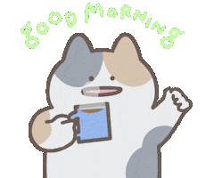 Good Morning Hello Sticker