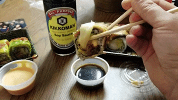 soy sauce eating GIF by Brimstone (The Grindhouse Radio, Hound Comics)