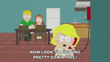 phone call anger GIF by South Park 