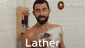 Shower Soap GIF by DrSquatchSoapCo