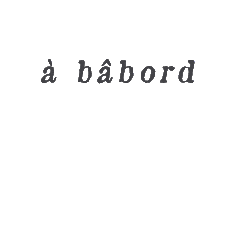 A Babord A Tribord Au Bar Sticker by Distillerie La Chaufferie