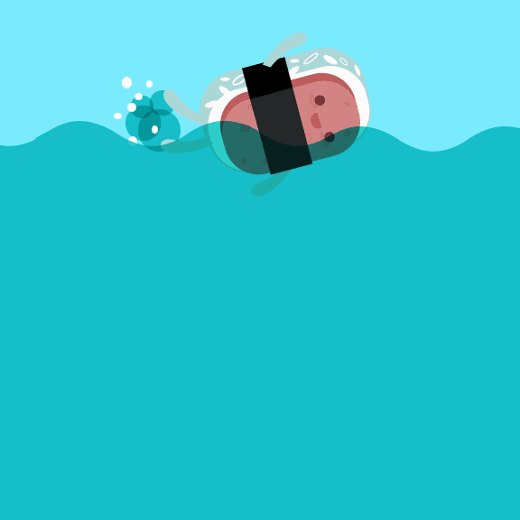 Hungry Great White GIF