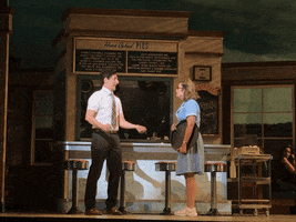 katie lowes yes GIF by Waitress The Musical