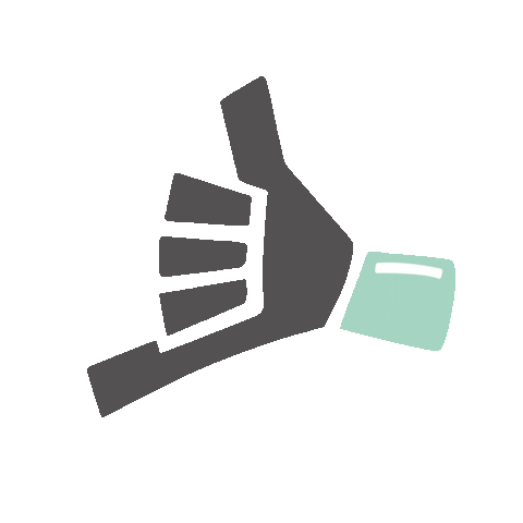 Animation Hang Loose Sticker