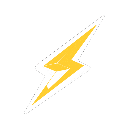 Lightning Bolt Sticker by Sunnie