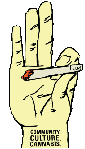 Community Blaze It Sticker by (Lux) Pot Shop