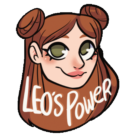 Leo Redhead Sticker by Erika Rivera