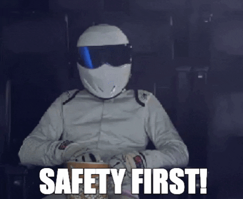 Safety First GIF - Find & Share on GIPHY