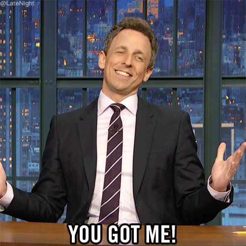 Seth Meyers I Give Up GIF by Late Night with Seth Meyers