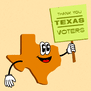 Thank you Texas voters!