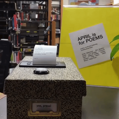 poetry poem GIF by Swarthmore College Libraries