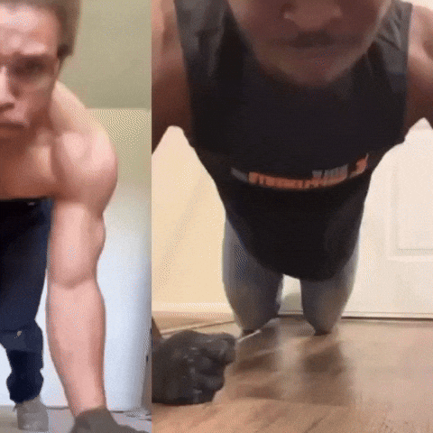 Strength Pushups GIF